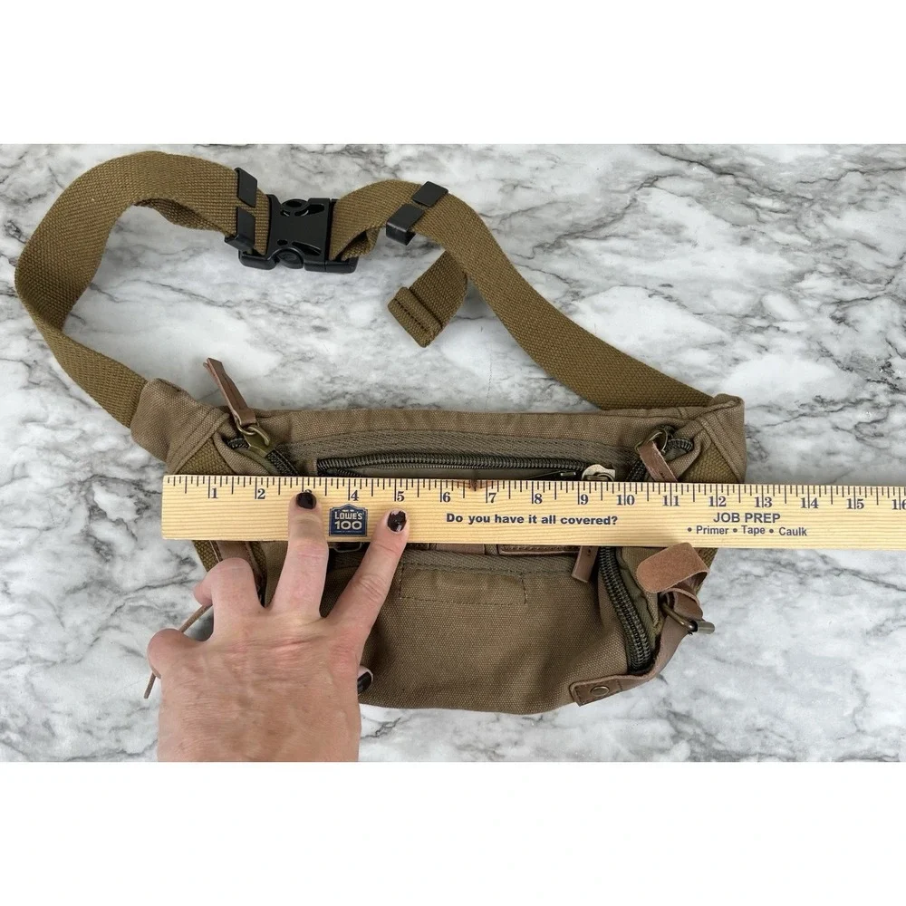 Vagabond Traveler Canvas Waist Bag Boho Festival Outdoor Active